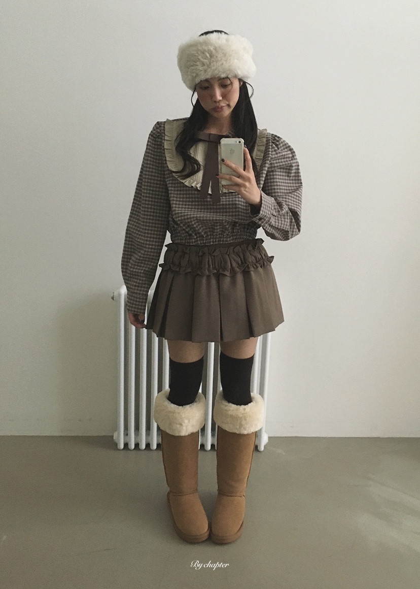 BY CHAPTER東大門代購女士新款人氣真品休閑襯衫蕾絲衫緞帶BY Chapter襯衫/蕾絲衫