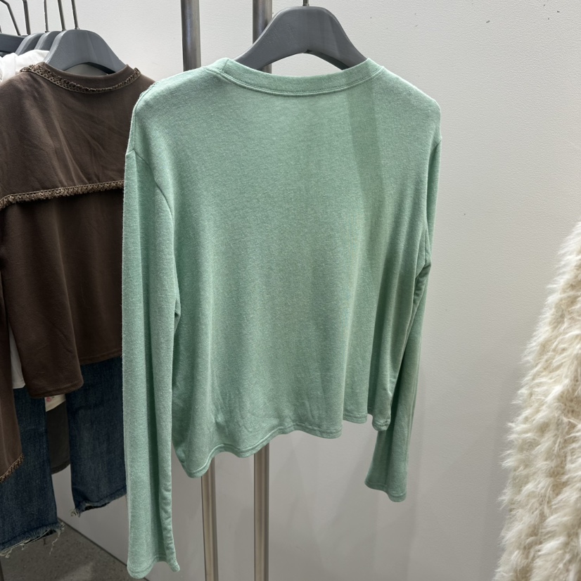 TARABY MOTION韓國代購女裝新品時尚熱賣推薦休閑長袖T恤TARABY MOTION長袖T恤