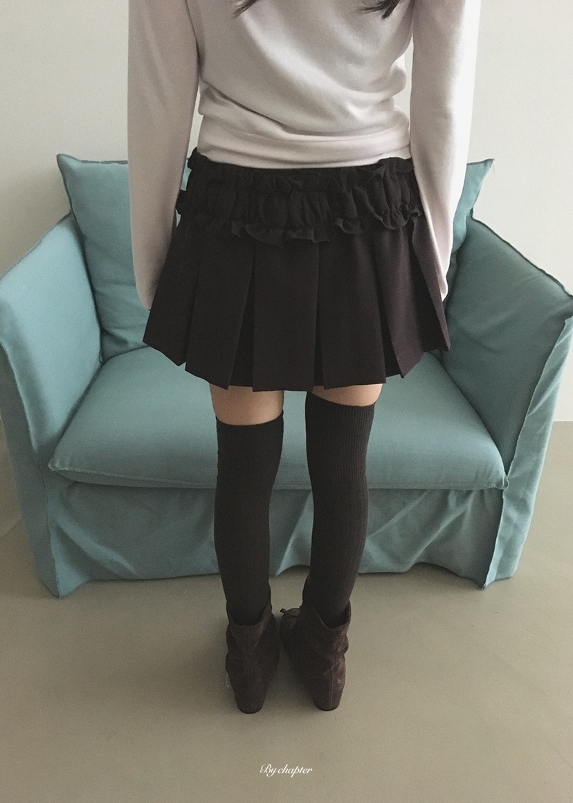 BY CHAPTER東大門直郵女士新品推薦時尚休閑人氣裙褲褶裥BY Chapter裙褲