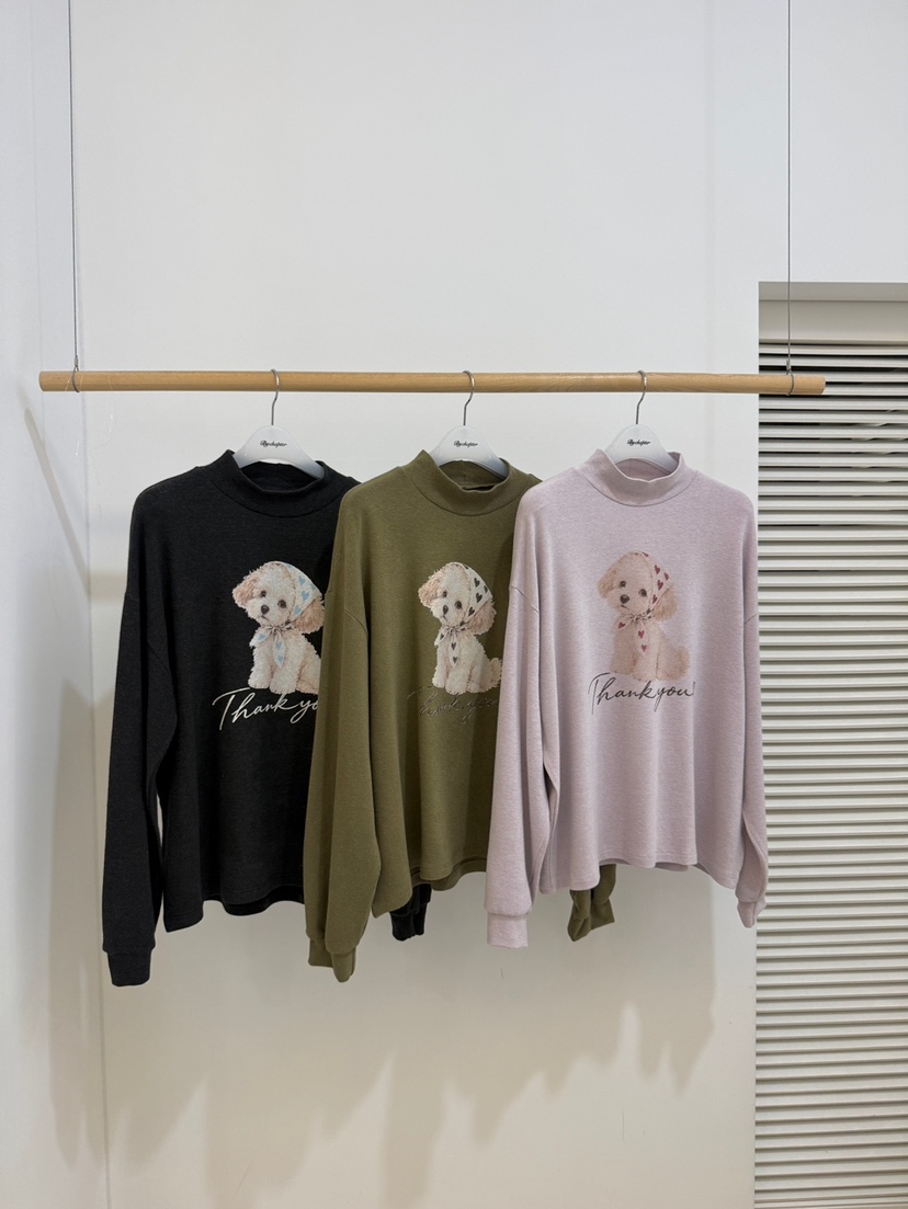 BY CHAPTER東大門實拍女士新品熱賣休閑真品長袖T恤抓絨BY Chapter長袖T恤圖色1左一色