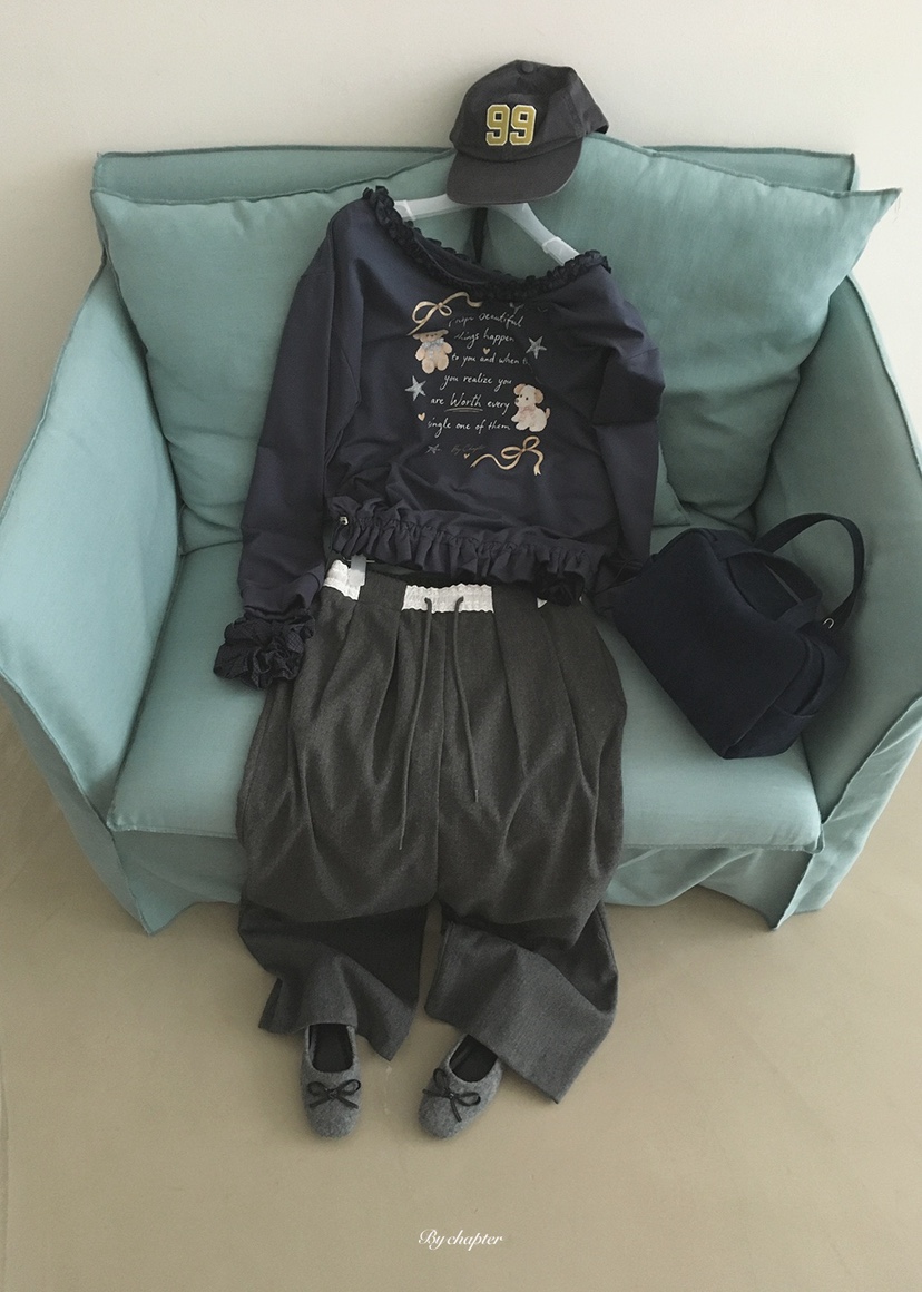 BY CHAPTER東大門直郵女士新款休閑熱賣時尚推薦真品休閑褲BY Chapter休閑褲