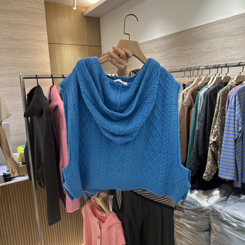 BISHOP/APOINT/3MARCH韓國代購女裝新品推薦吊帶背心連帽針織衫BISHOP/APOINT/3MARCH吊帶/背心