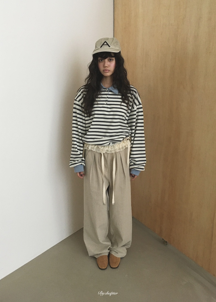 BY CHAPTER東大門代購女裝新款人氣時尚真品休閑休閑褲棉質BY Chapter休閑褲
