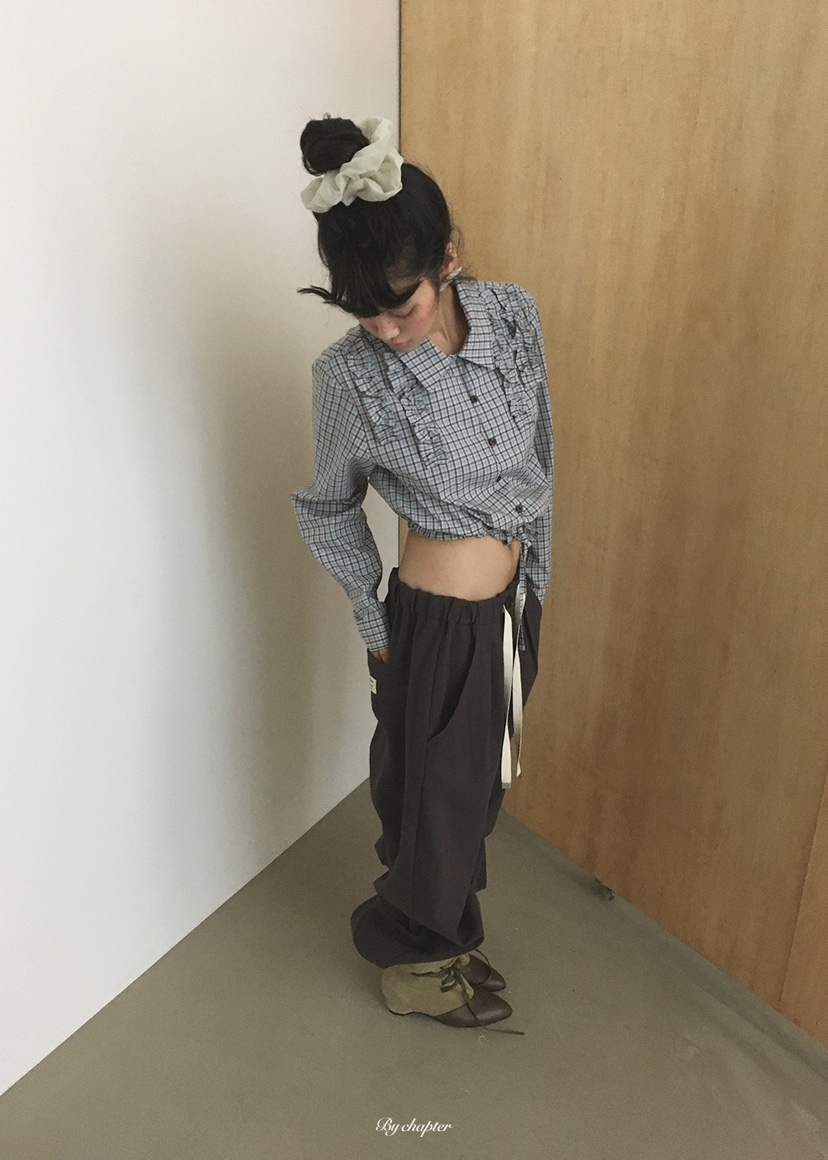 BY CHAPTER東大門代購女裝新款人氣時尚真品休閑休閑褲棉質BY Chapter休閑褲