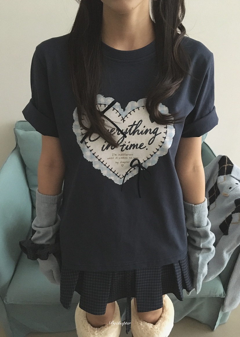 BY CHAPTER韓國直郵女士新品推薦時尚休閑人氣真品熱賣T恤BY ChapterT恤