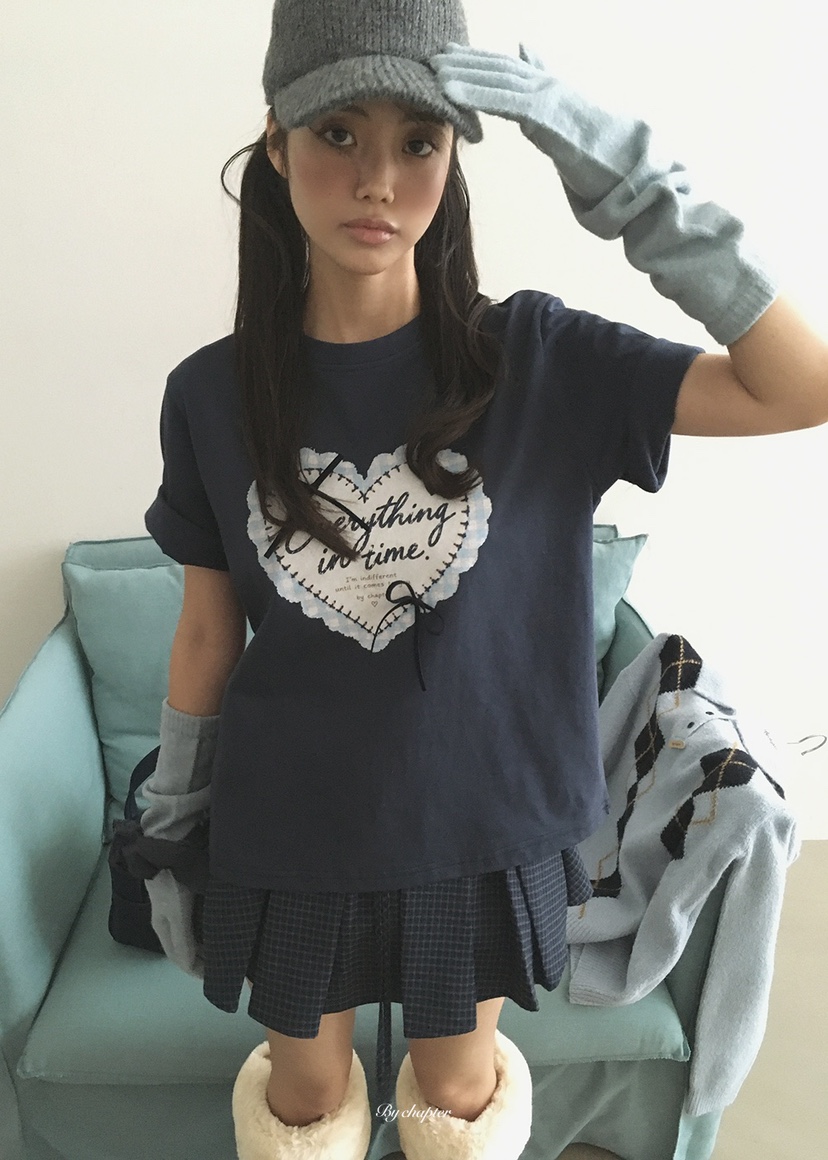 BY CHAPTER韓國直郵女士新品推薦時尚休閑人氣真品熱賣T恤BY ChapterT恤圖色2