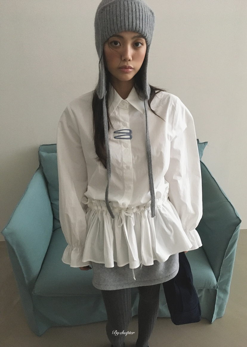 BY CHAPTER韓國直郵女士新品熱賣人氣真品休閑襯衫蕾絲衫BY Chapter襯衫/蕾絲衫