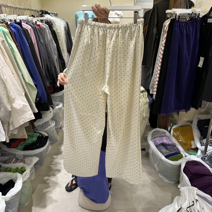 REFLAT東大門實拍女裝新款推薦真品人氣休閑熱賣休閑褲緞面REFLAT休閑褲