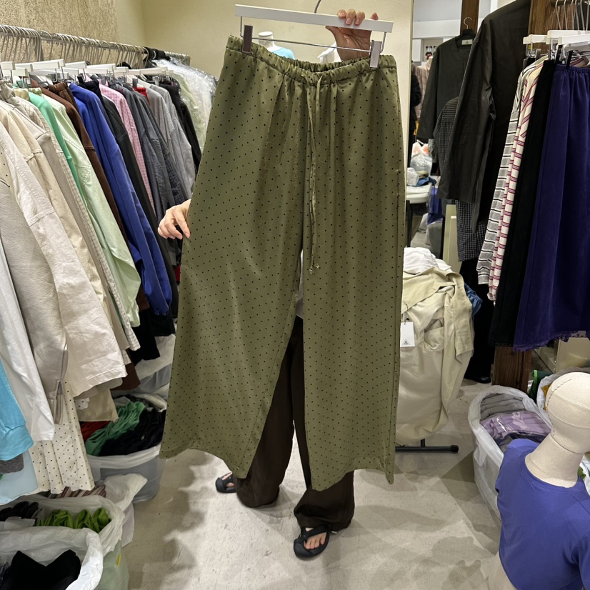 REFLAT東大門實拍女裝新款推薦真品人氣休閑熱賣休閑褲緞面REFLAT休閑褲圖色2