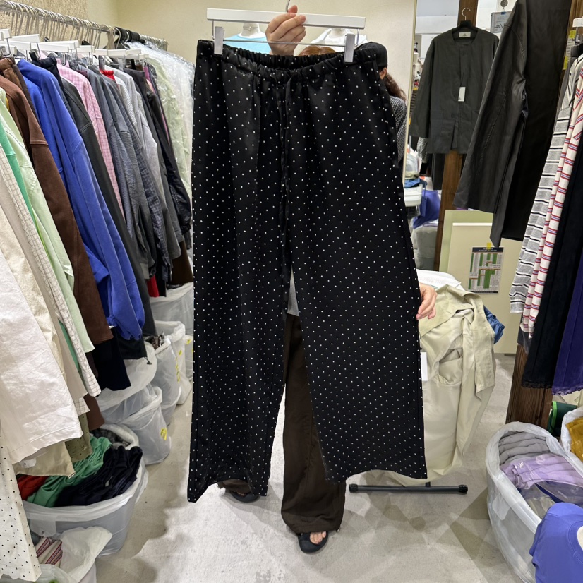 REFLAT東大門實拍女裝新款推薦真品人氣休閑熱賣休閑褲緞面REFLAT休閑褲圖色3