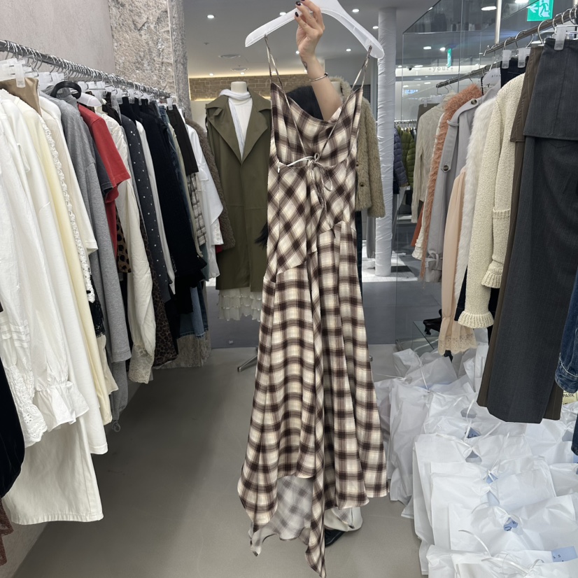 GLASS東大門代購女士新款時尚休閑推薦人氣熱賣真品連衣裙GLASS連衣裙