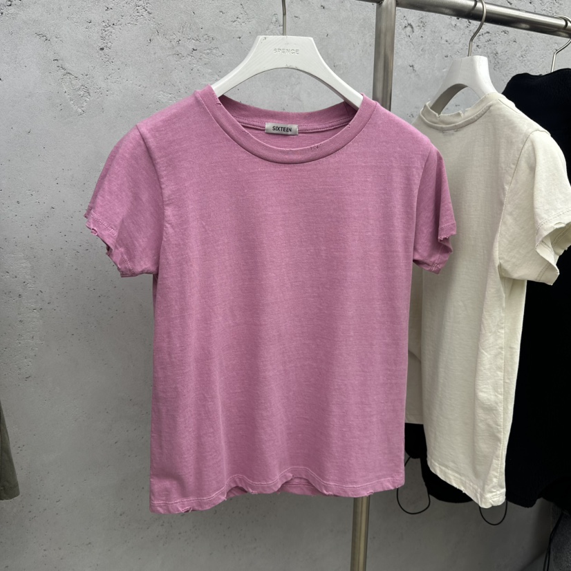 SIXTEEN東大門直郵女裝新品真品推薦時尚熱賣休閑人氣T恤SIXTEENT恤圖色2