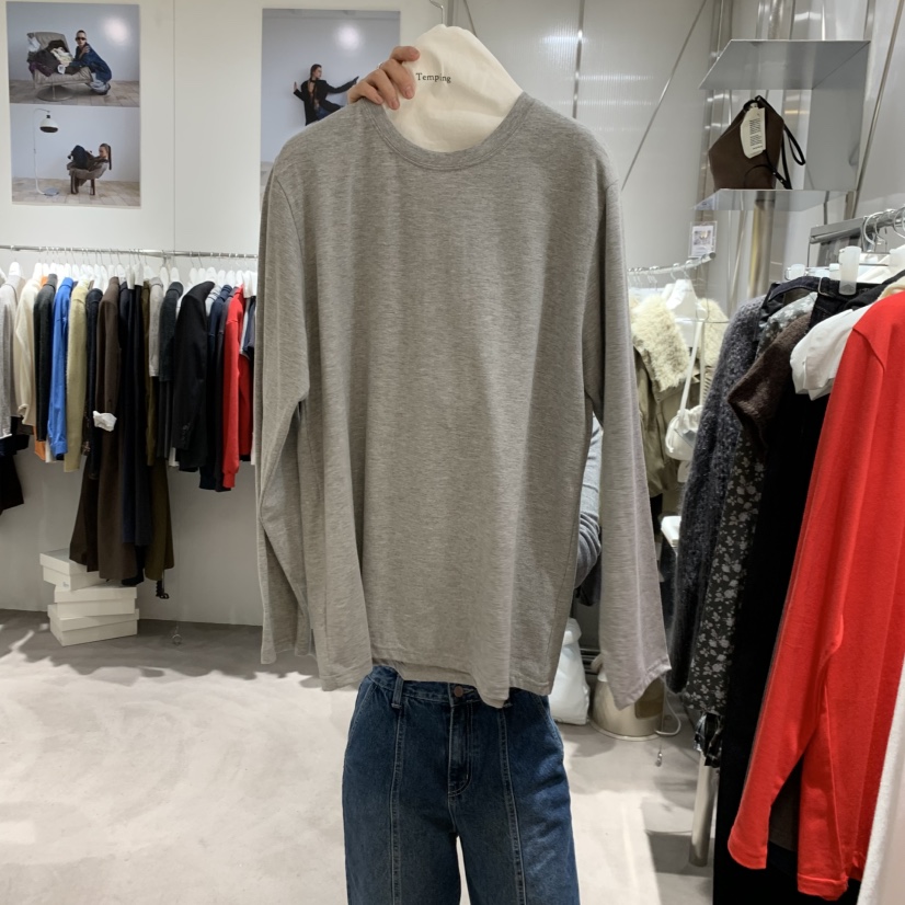 TEMPTING東大門代購女裝新品真品時尚推薦熱賣人氣長袖T恤TEMPTING長袖T恤圖色2