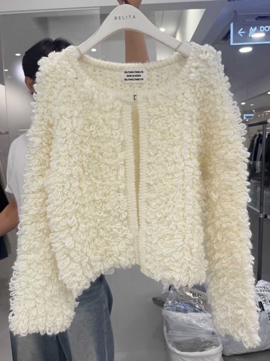 BELITA-L東大門代購女裝新品推薦時尚人氣休閑真品毛衣開衫BELITA毛衣圖色1