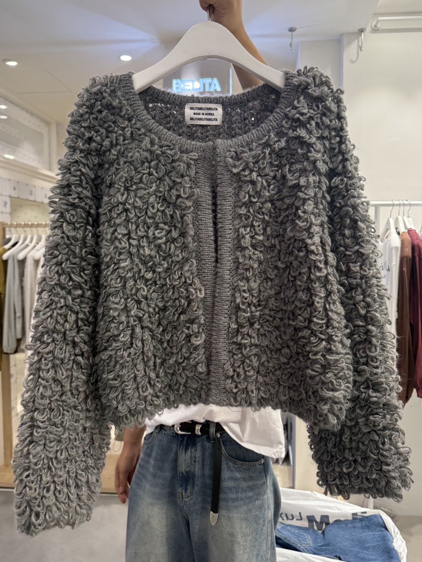BELITA-L東大門代購女裝新品推薦時尚人氣休閑真品毛衣開衫BELITA毛衣圖色2