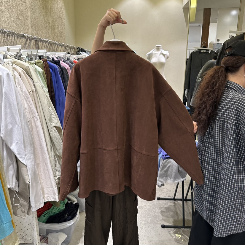 REFLAT東大門代購女士新款真品推薦休閑熱賣人氣夾克麂皮REFLAT夾克