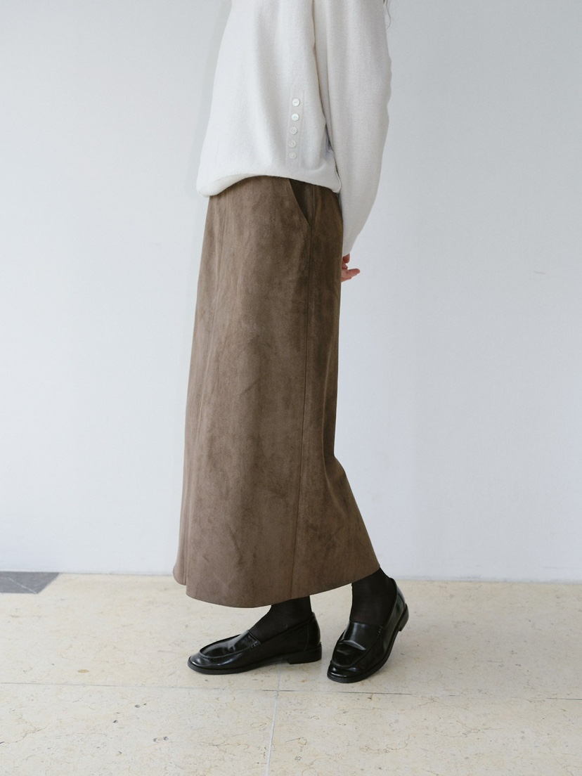 REGULARLY/PLACOR東大門代購女士新品真品時尚長裙絨面革REGULARLY/PLACOR長裙