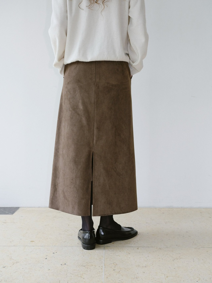 REGULARLY/PLACOR東大門代購女士新品真品時尚長裙絨面革REGULARLY/PLACOR長裙