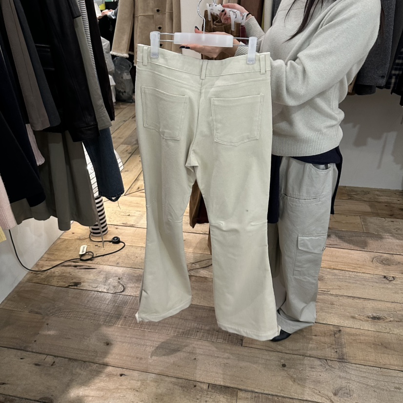 CREAM VILLA東大門代購女士新品推薦休閑褲燈芯絨CREAM VILLA休閑褲