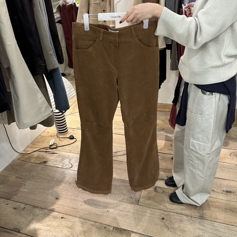 CREAM VILLA東大門代購女士新品推薦休閑褲燈芯絨CREAM VILLA休閑褲圖色2