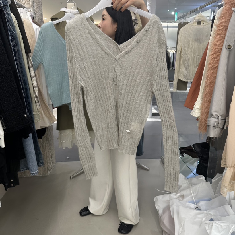 GLASS東大門直郵女裝新品時尚推薦人氣休閑熱賣真品針織衫GLASS針織衫圖色2