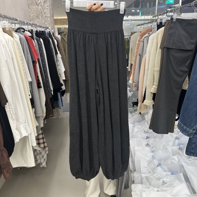 GLASS東大門直郵女士新款熱賣休閑人氣時尚推薦真品休閑褲GLASS休閑褲圖色2墨色