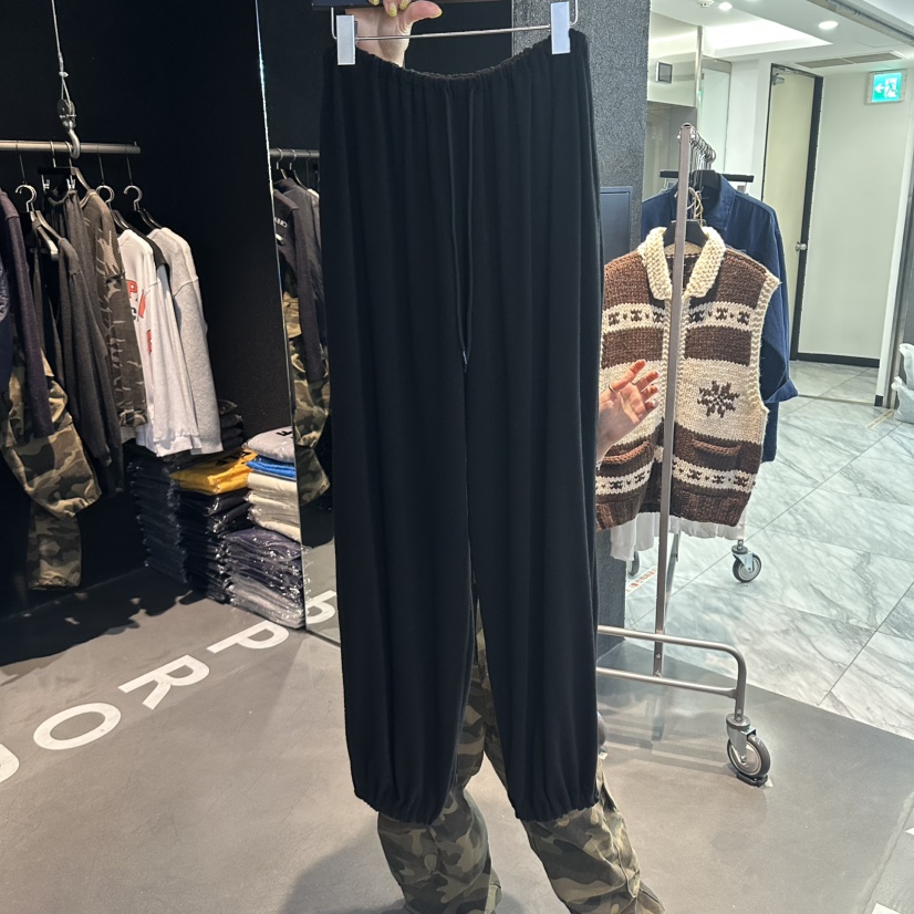 ELF-L韓國直郵女士新品人氣真品休閑推薦熱賣休閑褲安哥拉PROJECT ELF休閑褲圖色2黑色