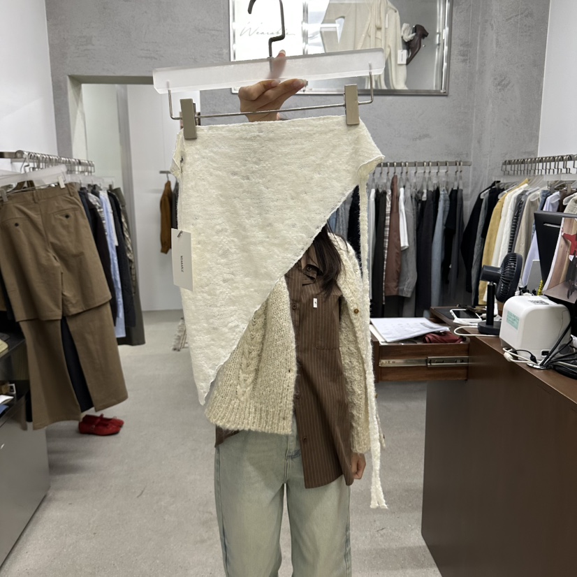 WEARABLE-L東大門實拍女士新款熱賣推薦休閑圍巾披肩圍巾WEARABLE圍巾/披肩圖色1