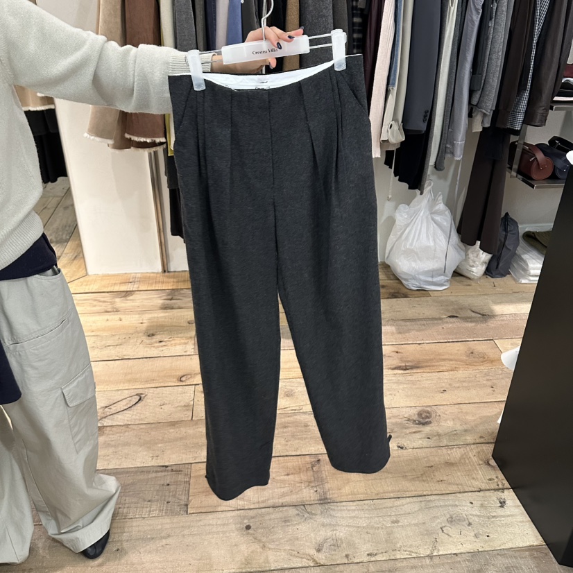 CREAM VILLA東大門實拍女士新品時尚休閑褲CREAM VILLA休閑褲圖色2深灰色