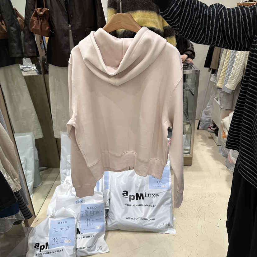 MELO韓國代購女裝新款真品熱賣推薦人氣時尚衛衣拉鏈連帽衫MELO衛衣