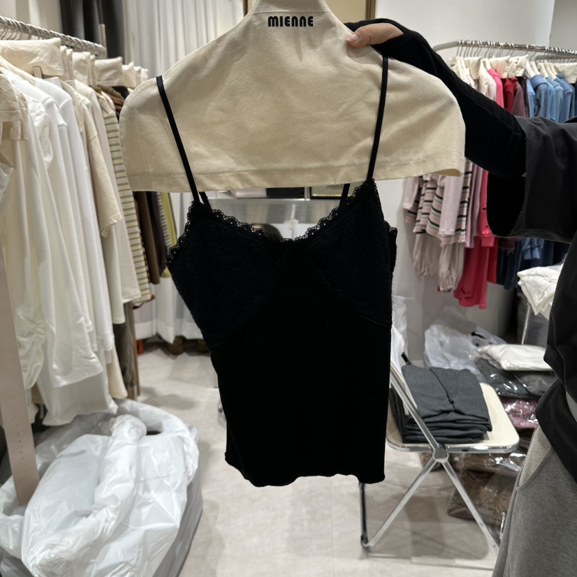 MIENNE韓國直郵女士新款推薦真品人氣時尚熱賣吊帶背心蕾絲MIENNE吊帶/背心圖色3
