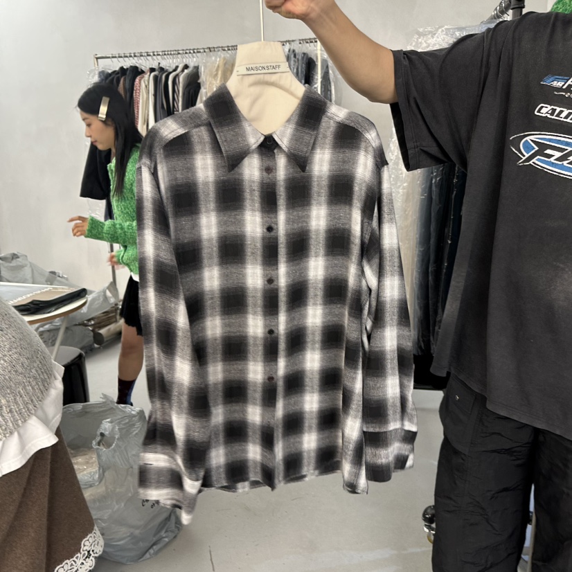 DOUBLE STANDARD/LE SMOKING/MAISONSTAFF東大門直郵女裝新款人氣襯衫蕾絲衫MAISONSTAFF襯衫/蕾絲衫圖色2