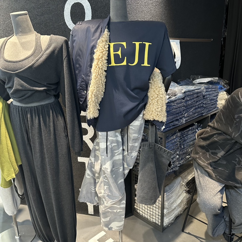 ELF-L東大門實拍女士新款時尚熱賣推薦真品休閑褲水洗迷彩PROJECT ELF休閑褲