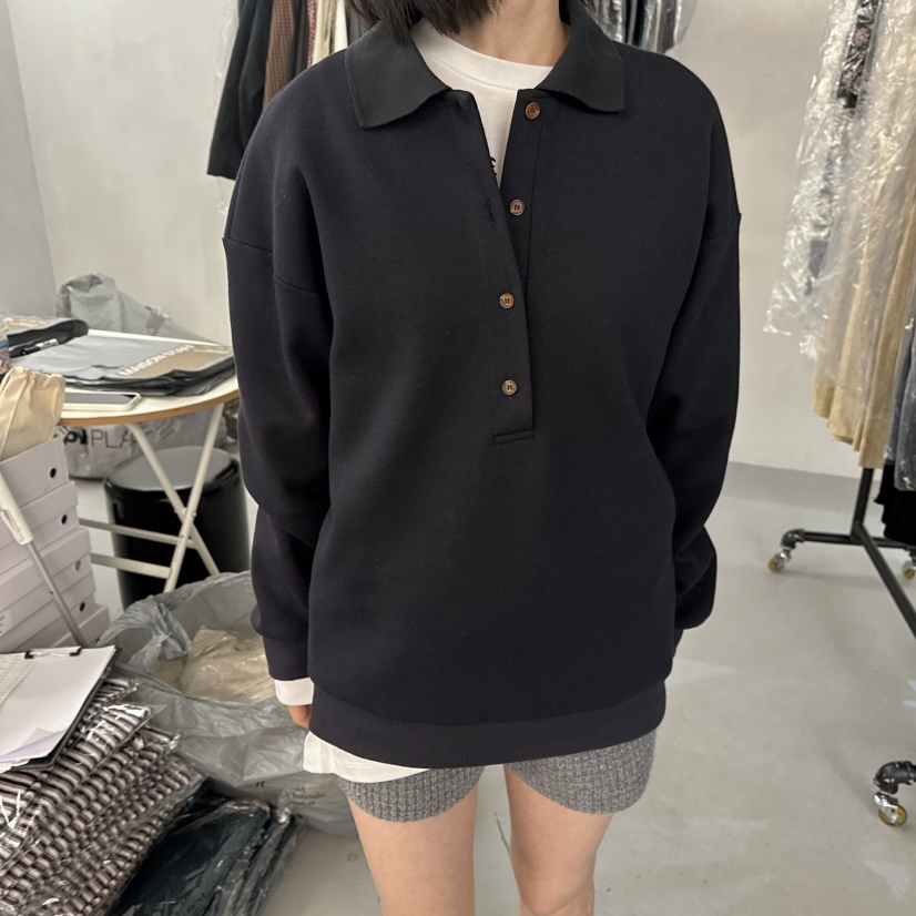 DOUBLE STANDARD/LE SMOKING/MAISONSTAFF東大門代購女士新品人氣長袖T恤MAISONSTAFF長袖T恤圖色2
