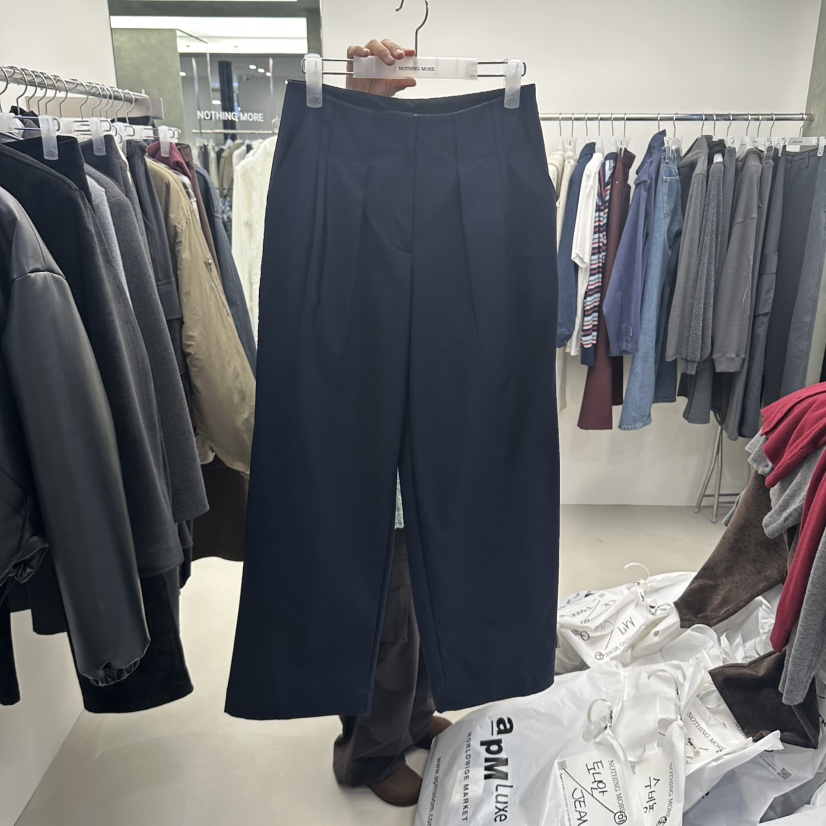 NOTHING MORE東大門直郵女裝新品真品休閑熱賣人氣休閑褲NOTHING MORE休閑褲圖色2藏藍色