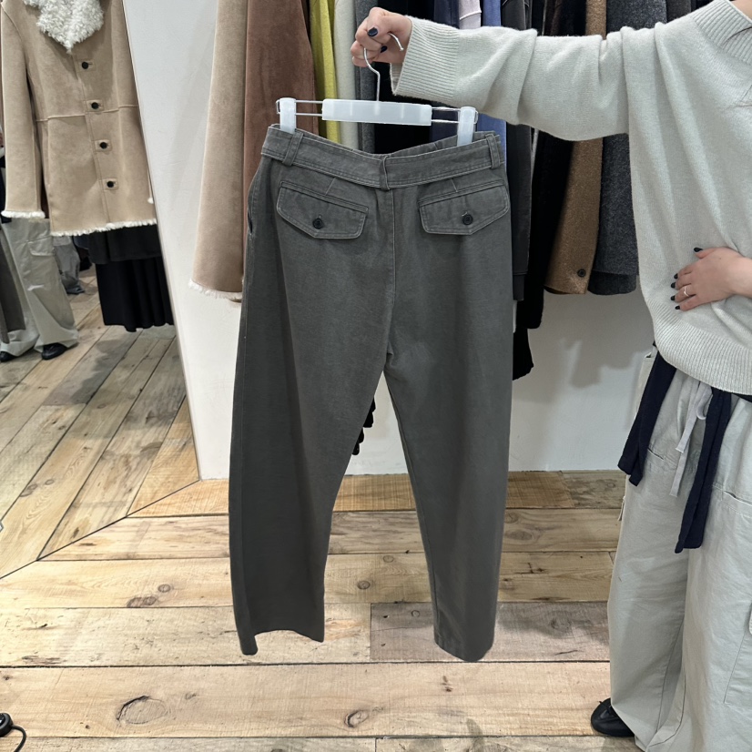 CREAM VILLA東大門實拍女裝新品真品休閑褲含腰帶水洗CREAM VILLA休閑褲