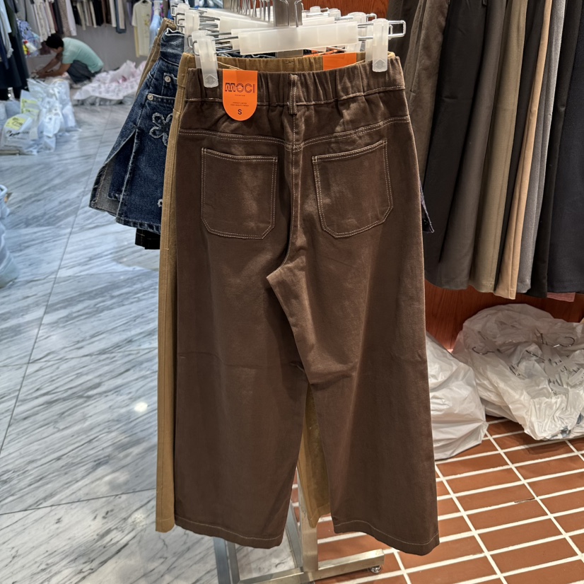 ILLO/MOCI東大門代購女士新品人氣熱賣時尚推薦休閑褲口袋ILLO/MOCI休閑褲