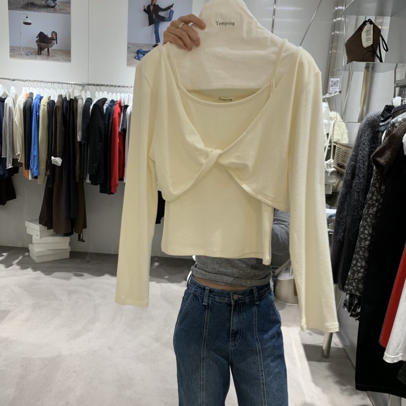 TEMPTING東大門直郵女裝新品推薦休閑熱賣時尚人氣真品套裝TEMPTING套裝圖色5