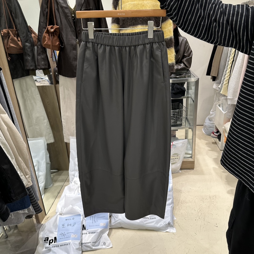 MELO東大門代購女士新款推薦熱賣人氣真品休閑時尚休閑褲MELO休閑褲圖色1灰色