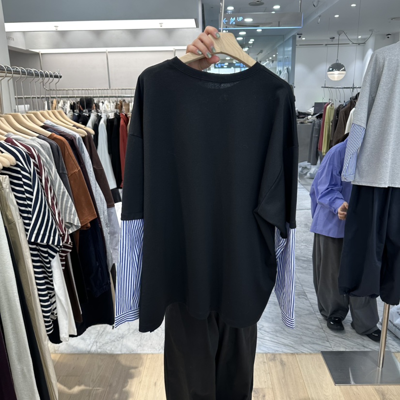 REVE-L東大門直郵女士新品休閑熱賣時尚推薦人氣長袖T恤REVE-L長袖T恤