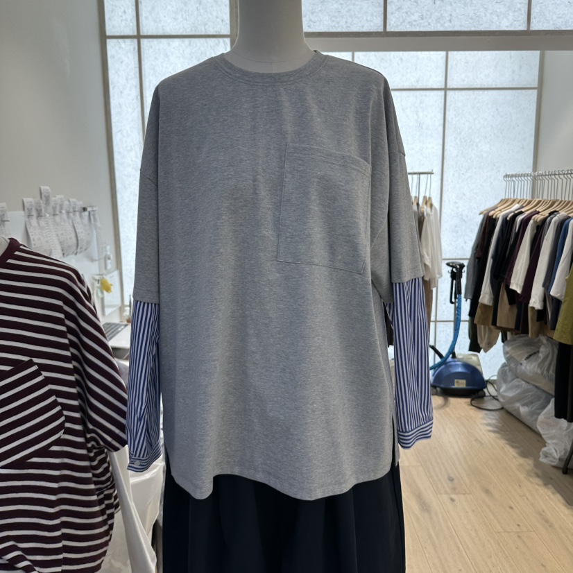 REVE-L東大門直郵女士新品休閑熱賣時尚推薦人氣長袖T恤REVE-L長袖T恤圖色1