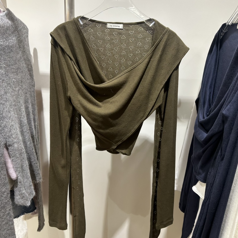 TOPDRESSING韓國代購女士新品人氣真品熱賣長袖T恤可愛的TOPDRESSING長袖T恤圖色1