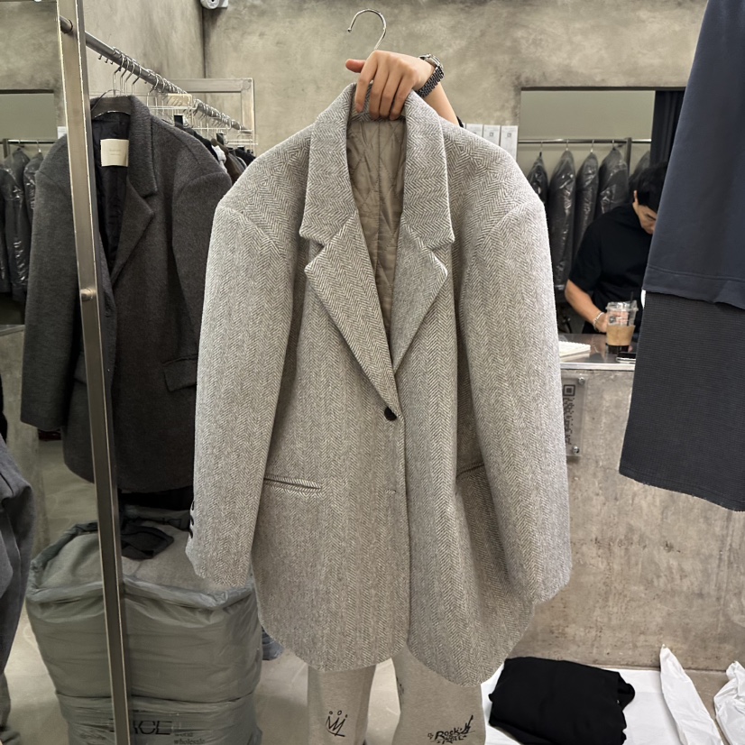 MAGOT東大門代購女裝新品人氣推薦真品熱賣時尚西裝西服夾棉MAGOT西裝/西服圖色1