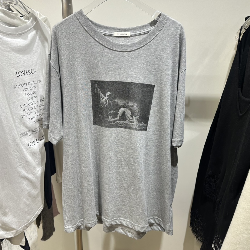 TOPDRESSING韓國代購女士新款真品推薦人氣時尚休閑T恤印花TOPDRESSINGT恤圖色2
