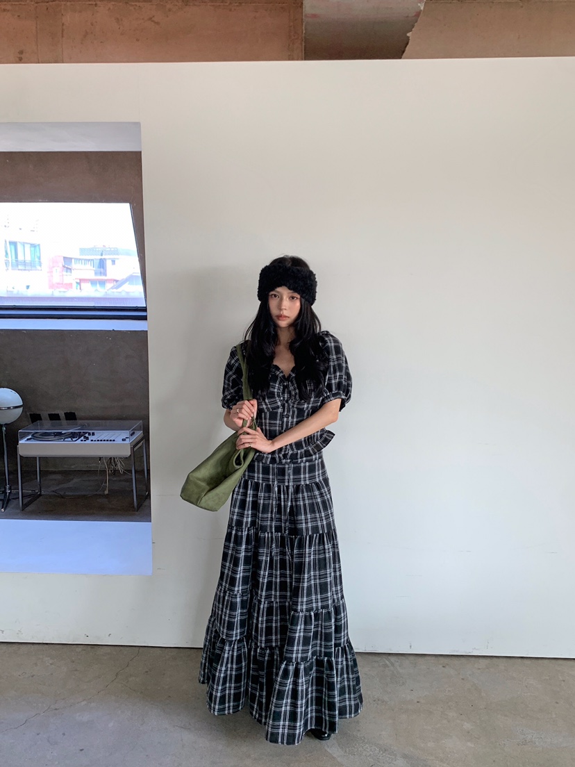 VERANDA韓國代購女士新品休閑推薦時尚熱賣人氣真品長裙VERANDA長裙