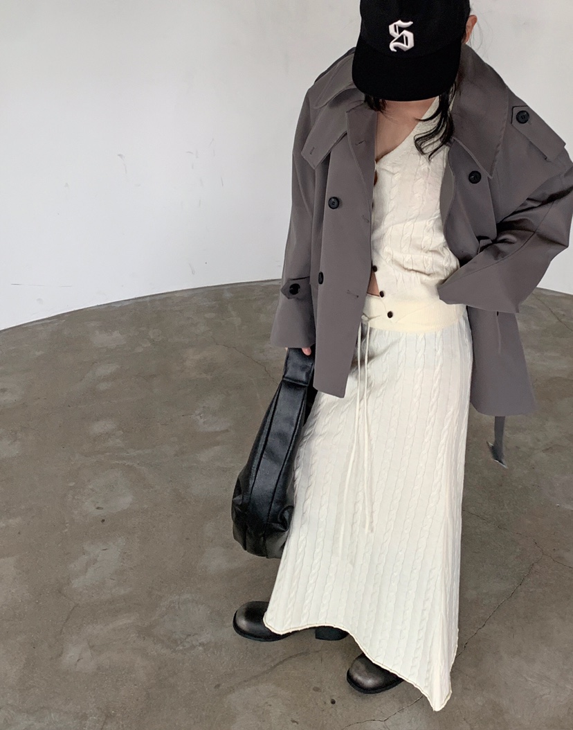 VERANDA東大門代購女裝新款人氣熱賣休閑時尚推薦夾克含腰帶VERANDA夾克