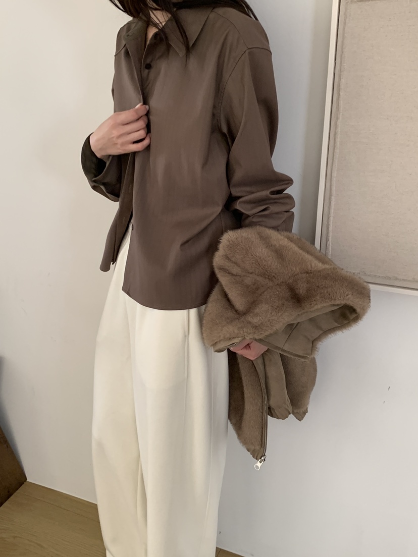 LE RIVE韓國直郵女士新款真品推薦人氣時尚休閑襯衫蕾絲衫LE RIVE襯衫/蕾絲衫
