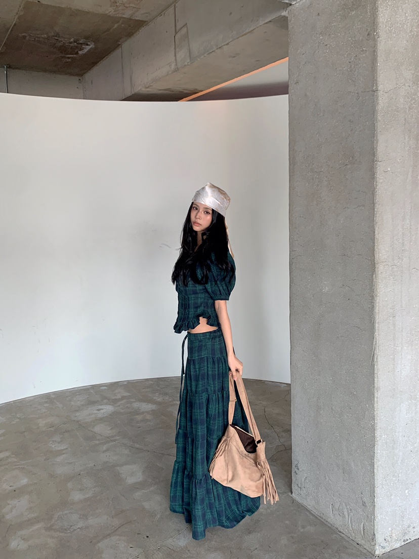 VERANDA韓國直郵女裝新品休閑人氣推薦熱賣襯衫蕾絲衫褶裥VERANDA襯衫/蕾絲衫