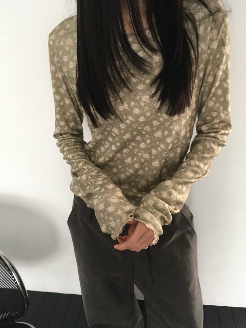 MINIMUZE韓國直郵女裝新品人氣時尚熱賣休閑真品推薦長袖T恤MINIMUZE長袖T恤