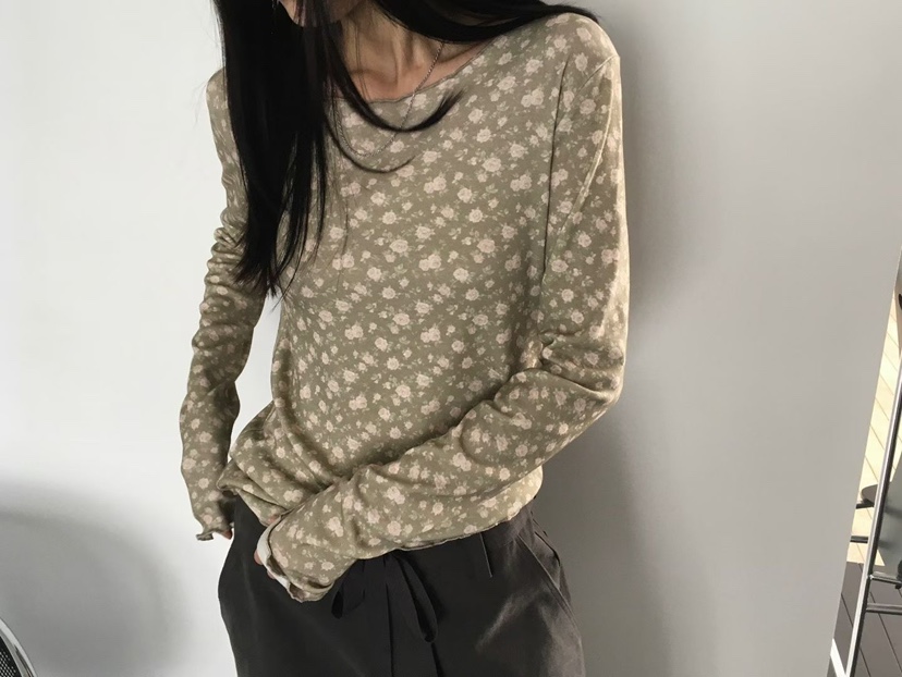 MINIMUZE韓國直郵女裝新品人氣時尚熱賣休閑真品推薦長袖T恤MINIMUZE長袖T恤